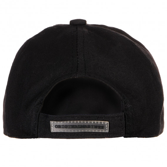 Μαύρο βαμβακερό καπέλο για κορίτσια Original Marines 172054 3