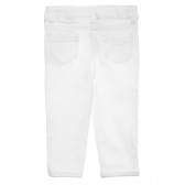 Βαμβακερό παντελόνι σε λευκό χρώμα Tape a l'oeil 172152 4