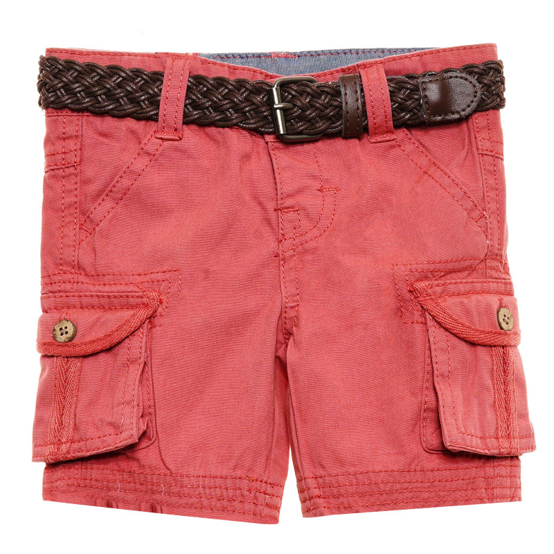 Βαμβακερό παντελόνι σε κόκκινο χρώμα για μωρά ( αγόρια )  172217