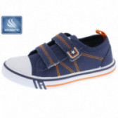 Μπλε sneakers με αρωματική σόλα και πορτοκαλί αποχρώσεις για κορίτσια Beppi 172621 