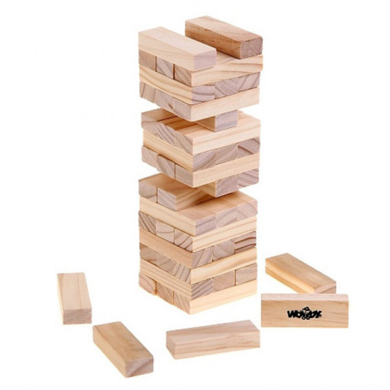 Πύργος ισορροπίας Jenga - ξύλινο Woody 173219 6