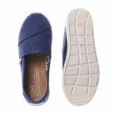 Πάνινα παπούτσια για αγόρι σε σκούρο μπλε χρώμα Toms 17335 3