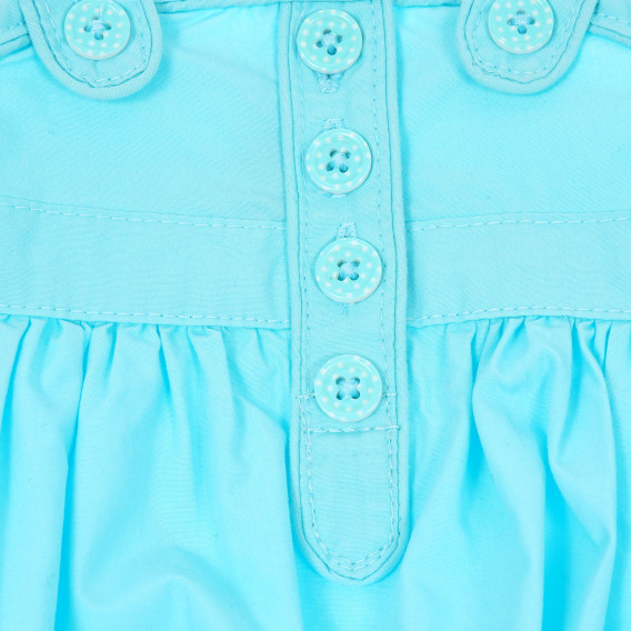 Βαμβακερό βρεφικό pinafore φόρεμα σε μπλε χρώμα για κορίτσια Tape a l'oeil 173352 2