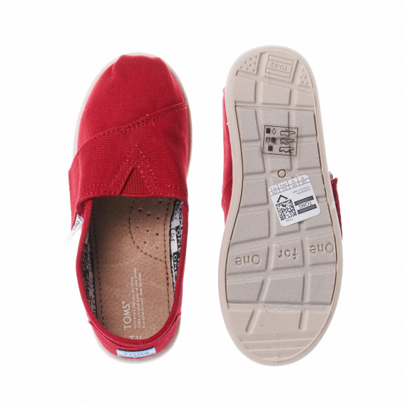 Πάνινα παπούτσια Unisex χωρίς δεσμούς με κλασικό σχεδιασμό Toms 17338 3