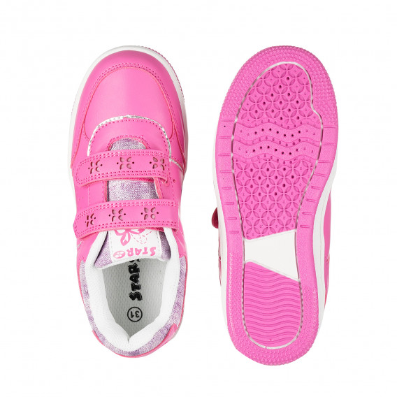 Αθλητικά παπούτσια για κορίτσια, σε ροζ χρώμα Star 173417 3