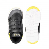 Αθλητικά παπούτσια με τρία velcro για αγόρια, μαύρα Star 173430 2