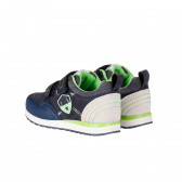 Αθλητικά παπούτσια με πράσινους τόνους για αγόρια, μπλε Star 173433 2