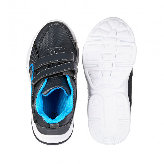 Αθλητικά παπούτσια με μπλε τόνους για αγόρια, γκρι Star 173469 2