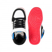 Αθλητικά παπούτσια με κορδόνια και velcro για αγόρια, μαύρα Star 173488 3
