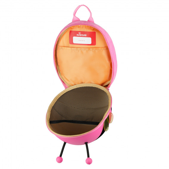 Μίνι σακίδιο με σχήμα μέλισσας και ζώνη που ασφαλίζει, σε ροζ χρώμα Supercute 173657 4