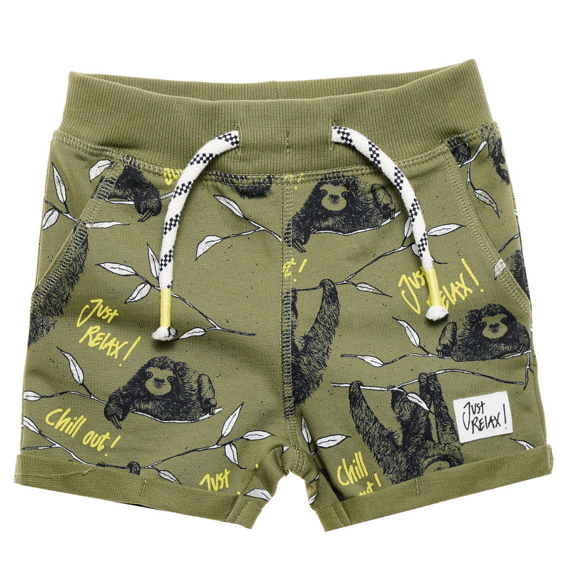 Παντελόνι για ένα αγόρι, με πράσινο χρώμα  173914