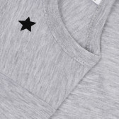 Μακρυμάνικη βαμβακερή μπλούζα με μαύρα γράμματα για κορίτσι Pinokio 174033 12