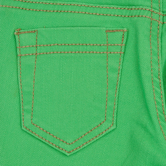 Τζιν πράσινο βαμβακερό για κορίτσια Benetton 174045 3