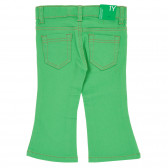 Τζιν πράσινο βαμβακερό για κορίτσια Benetton 174046 4