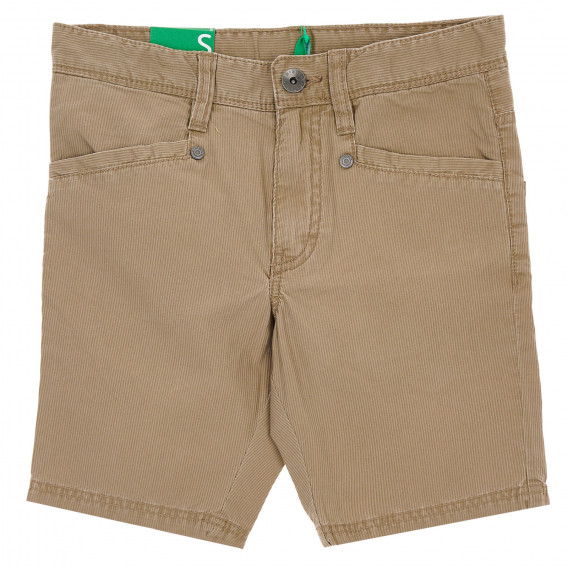 Κοντό παντελόνι με χλωμό λωρίδα για ένα αγόρι Benetton 174047 5