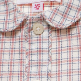 Καρό πουκάμισο με μακριά μανίκια για αγοράκια- ροζ Neck & Neck 174989 2