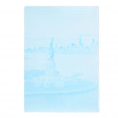 Notebook Megapol NYC, A 4, 60 φύλλα, ευρείες γραμμές, μπλε Gipta 175146 2
