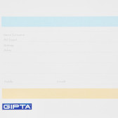 Notebook Megapol NYC, A 4, 60 φύλλα, ευρείες γραμμές, μπλε Gipta 175147 3