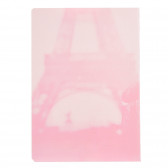 Σημειωματάριο Megapol Paris, A4, 60 φύλλα, ριγέ, ροζ Gipta 175419 2
