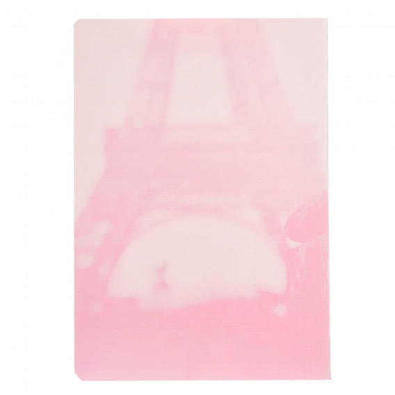 Σημειωματάριο Megapol Paris, A4, 60 φύλλα, ριγέ, ροζ Gipta 175419 2