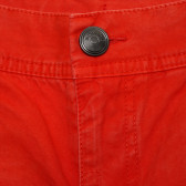 Πορτοκαλί βαμβακερό παντελόνι με κουμπί για κορίτσια Tape a l'oeil 176537 3