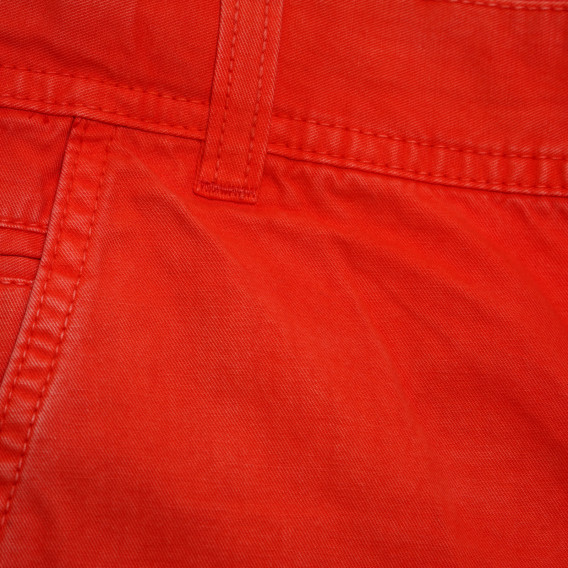 Πορτοκαλί βαμβακερό παντελόνι με κουμπί για κορίτσια Tape a l'oeil 176538 4