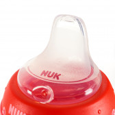 Μπουκάλι χυμού πολυπροπυλενίου με λαβές, με πιπίλα, 6 + μήνες, 150 ml, Κόκκινο NUK 176627 3