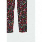 Παντελόνι με κουκκίδες και ενσωματωμένη ζώνη για κορίτσια, μαύρο Boboli 177041 8