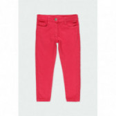 Παντελόνι με πέντε τσέπες για κορίτσια, κόκκινο Boboli 177080 2