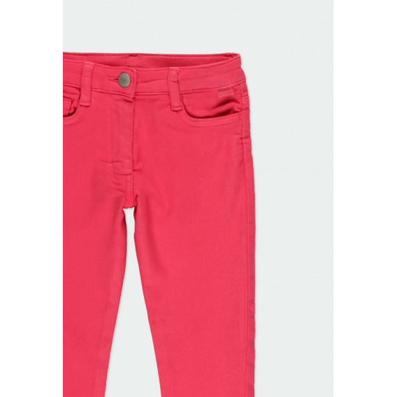 Παντελόνι με πέντε τσέπες για κορίτσια, κόκκινο Boboli 177083 8