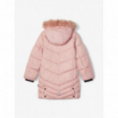 Μακρυμάνικο μπουφάν με κουκούλα για κορίτσια, ροζ Name it 177297 2
