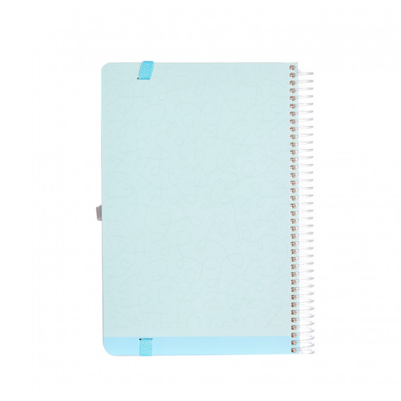Ημερολόγιο - Σημειωματάριο Minimax με λάστιχο, Α 4, 100 φύλλα, φαρδιές γραμμές, ανοιχτό μπλε Gipta 177457 2