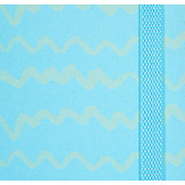 Σημειωματάριο SMOOTH με λάστιχο, 13 x 21 cm, 120 φύλλα, ριγέ, μπλε Gipta 177467 4