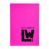 Σημειωματάριο LW, A4 60 φύλλα, ριγέ, ροζ Gipta 177536 