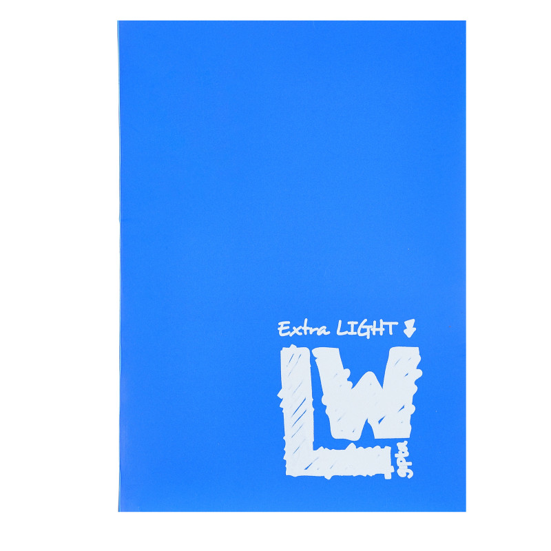 Σημειωματάριο LW, A4 60 φύλλα, ριγέ, μπλε  177568