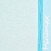 Ημερολόγιο - Σημειωματάριο Minimax με λάστιχο, 17 x 24 cm, 100 φύλλα, φαρδιές γραμμές, ανοιχτό μπλε Gipta 177586 3