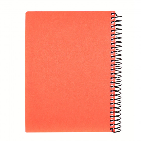 Σημειωματάριο QUANTUM με διαχωριστικά, 17 x 24 cm, 140 φύλλα, τετραγωνάκια / ριγέ, κόκκινο Gipta 177601 2