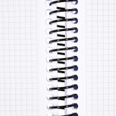 Σημειωματάριο QUANTUM με διαχωριστικά, 17 x 24 cm, 140 φύλλα, τετραγωνάκια / ριγέ, κόκκινο Gipta 177602 3