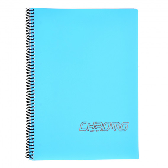 Σημειωματάριο CHROMO, A4, 80 φύλλα, ριγέ, ανοιχτό μπλε Gipta 177662 