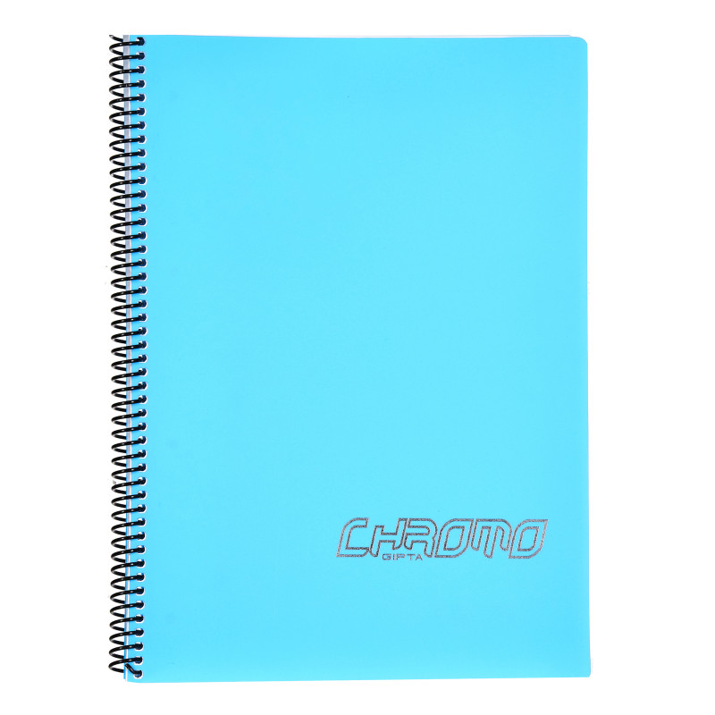 Σημειωματάριο CHROMO, A4, 80 φύλλα, ριγέ, ανοιχτό μπλε  177662