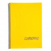 Σημειωματάριο CHROMO, A4, 80 φύλλα, ριγέ, κίτρινο  Gipta 177678 
