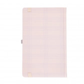 Σημειωματάριο SMOOTH με λάστιχο, 13 x 21 cm, 120 φύλλα, ριγέ, μπεζ Gipta 177704 3