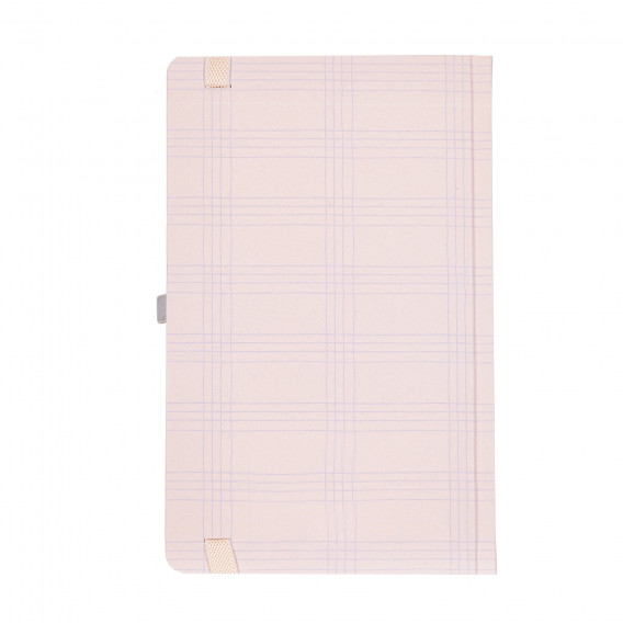 Σημειωματάριο SMOOTH με λάστιχο, 13 x 21 cm, 120 φύλλα, ριγέ, μπεζ Gipta 177704 3