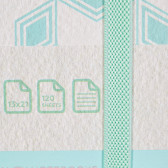 Σημειωματάριο S-NOTES με λάστιχο, 13 x 21 cm, 120 φύλλα, ριγέ, πράσινο Gipta 177715 2