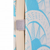 Σημειωματάριο S-NOTES με λάστιχο, 13 x 21 cm, 120 φύλλα, ριγέ, μπλε Gipta 177725 4