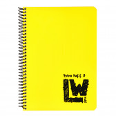 Σημειωματάριο LW, A5, 100 φύλλα, ριγέ, κίτρινο Gipta 177754 