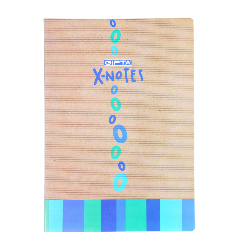 Σημειωματάριο X-NOTES, Α 4, 80 φύλλα, ριγέ, μπλε  177770