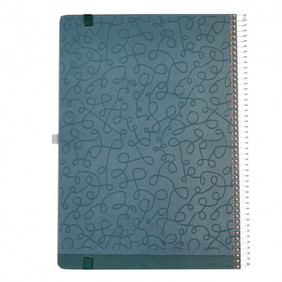 Ημερολόγιο - Σημειωματάριο Minimax με λάστιχο, Α 4, 100 φύλλα, φαρδιές γραμμές, πράσινο Gipta 177863 2