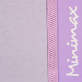 Ημερολόγιο - Σημειωματάριο Minimax με λάστιχο, 17 x 24 cm, 100 φύλλα, φαρδιές γραμμές, μωβ Gipta 177871 2
