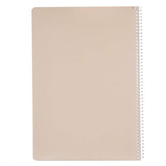 Σημειωματάριο U-BOOK, A4, 60 φύλλα, ριγέ, καφέ Gipta 177904 2